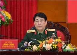 Đại tướng Lương Cường chủ trì Hội nghị tổng kết công tác Đảng, công tác chính trị toàn quân năm 2023